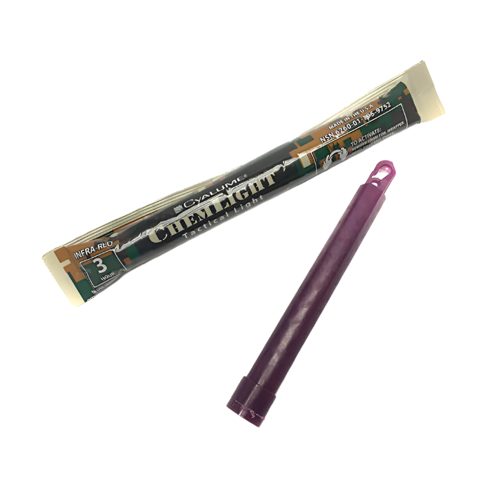 Cyalume IR ChemLight 6'' 3 Hours - Case of 10-Tactical Source LLC