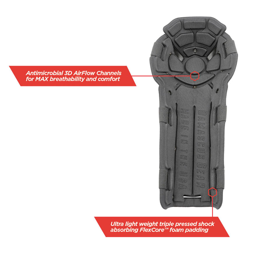 Damascus DSG100GSA471US US Made D-Flex™ Series Knee/Shin Protectors Tactical Damascus Protective Gear Tactical Gear Supplier Tactical Distributors Australia