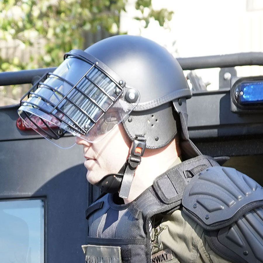 Damascus Protective Gear Riot Control Helmet w/ Steel Grid-Tactical Source LLC