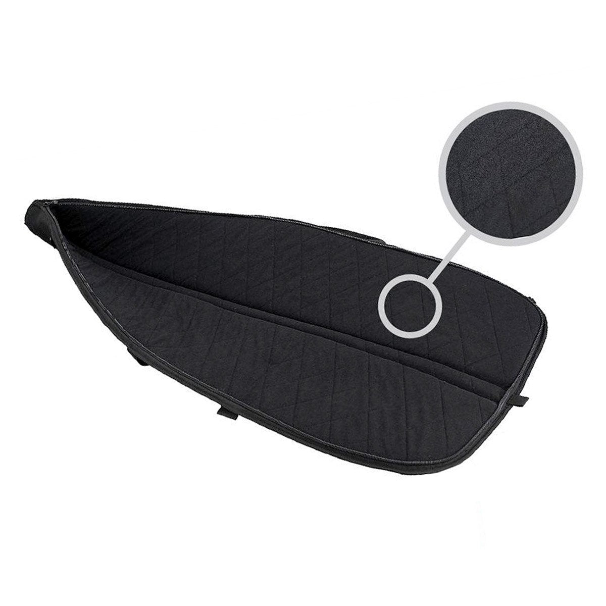 Evolution Gear 52 Inch Rifle Soft Case Gun Bag with Thick Padding and 1680D Exterior Black-Tactical Source LLC