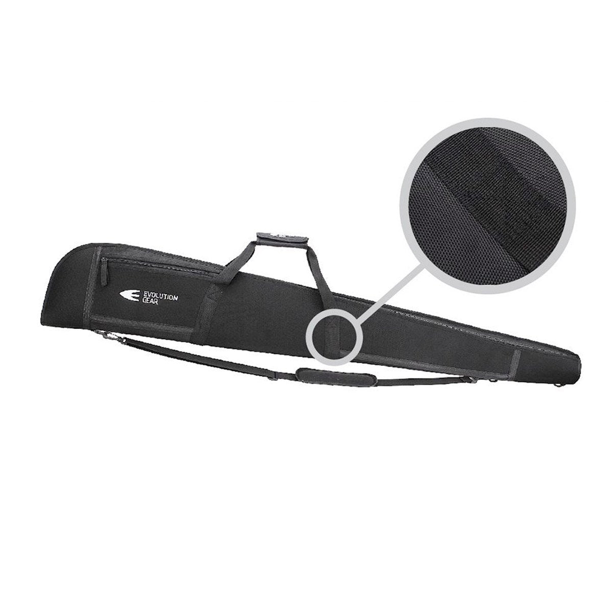 Evolution Gear 53 Inch Shotgun Soft Case Bag with 1680D Tough Fabric Black-Tactical Source LLC