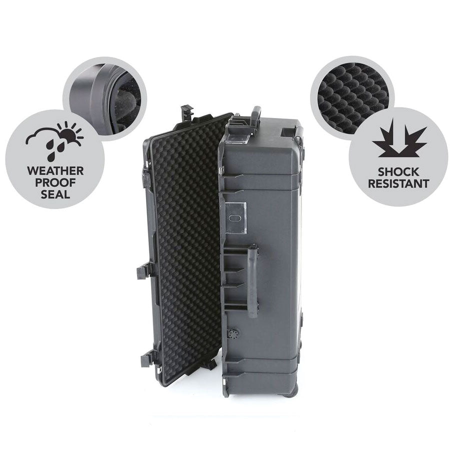 Evolution Gear 5660 Lite Series Trolley Hard Case in Black-Tactical Source LLC