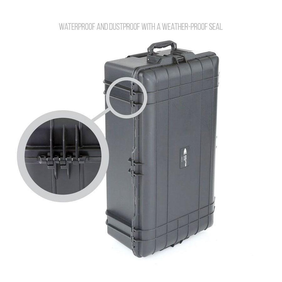 Evolution Gear 5660 Lite Series Trolley Hard Case in Black-Tactical Source LLC