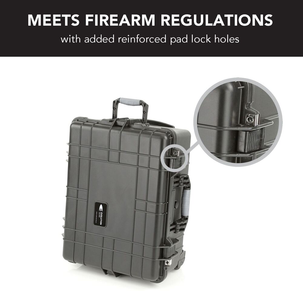 Evolution Gear HD Series Trolley Camera & Drone Hard Case 5520 - Black-Tactical Source LLC