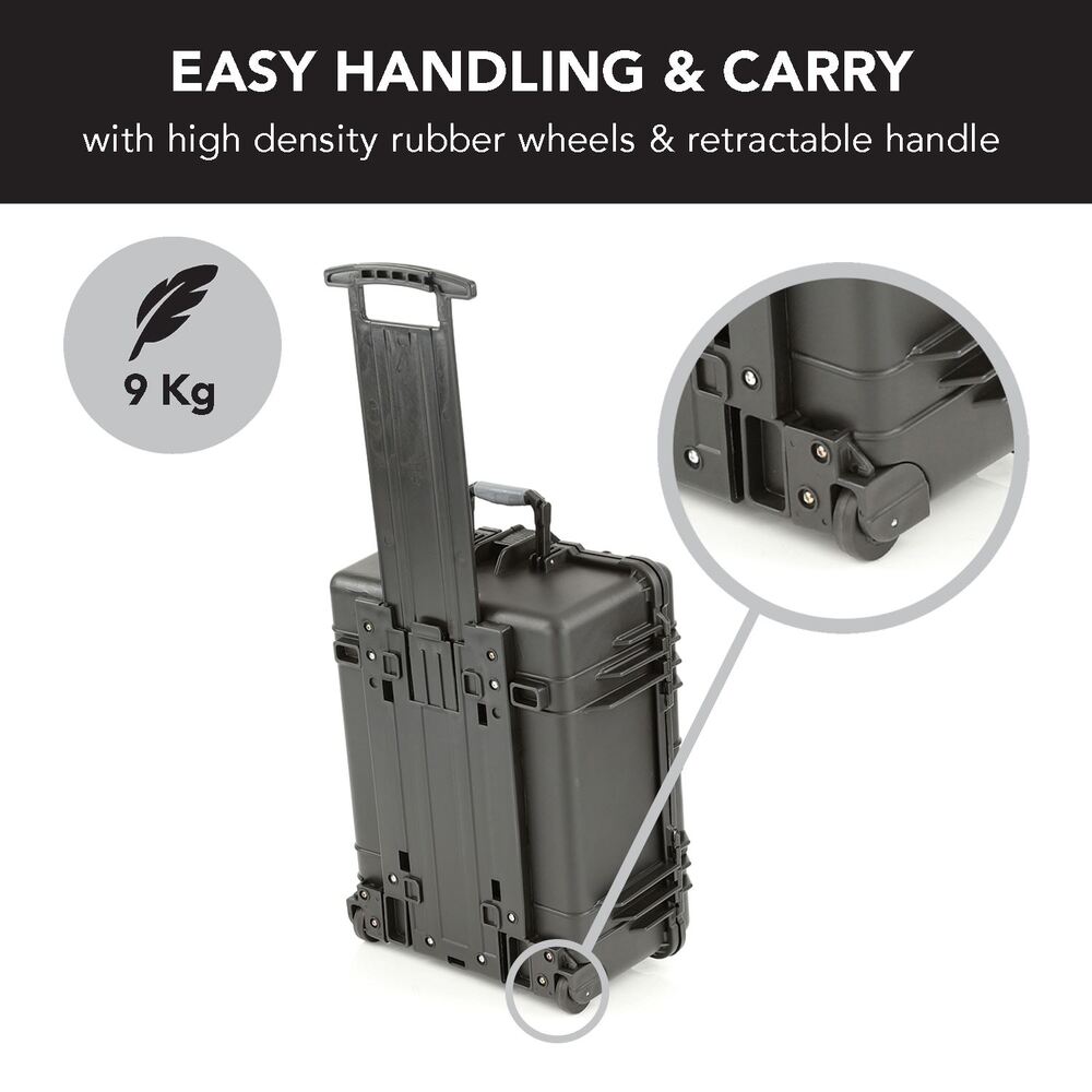 Evolution Gear HD Series Trolley Camera & Drone Hard Case 5520 - Black-Tactical Source LLC