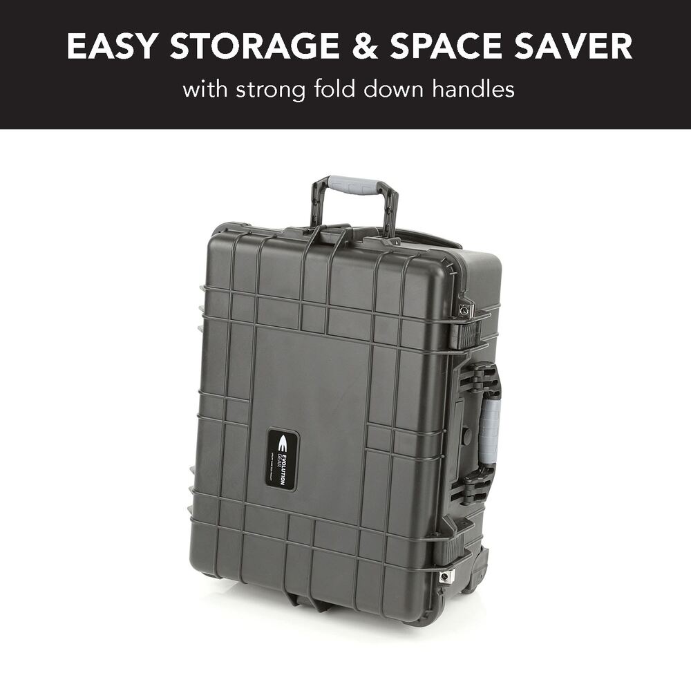 Evolution Gear HD Series Trolley Camera & Drone Hard Case 5520 - Black-Tactical Source LLC