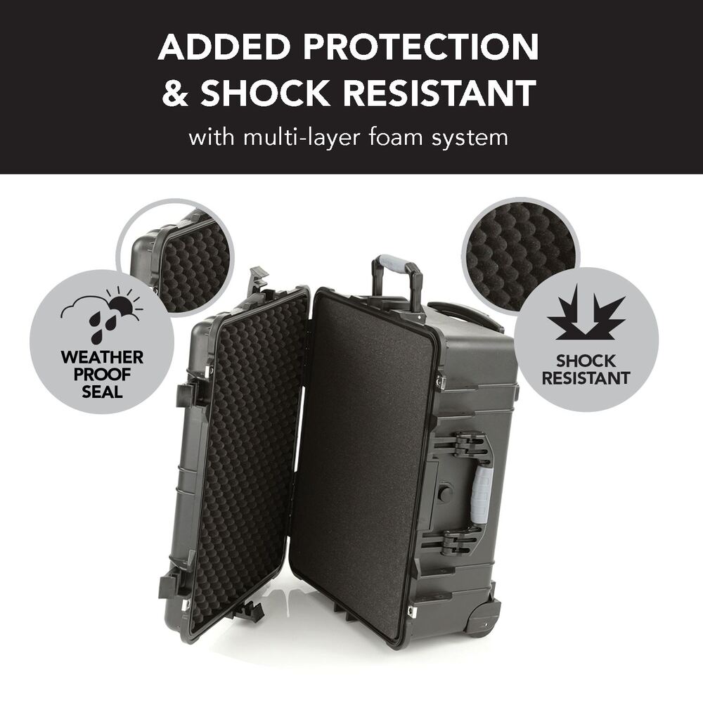 Evolution Gear HD Series Trolley Camera & Drone Hard Case 5520 - Black-Tactical Source LLC