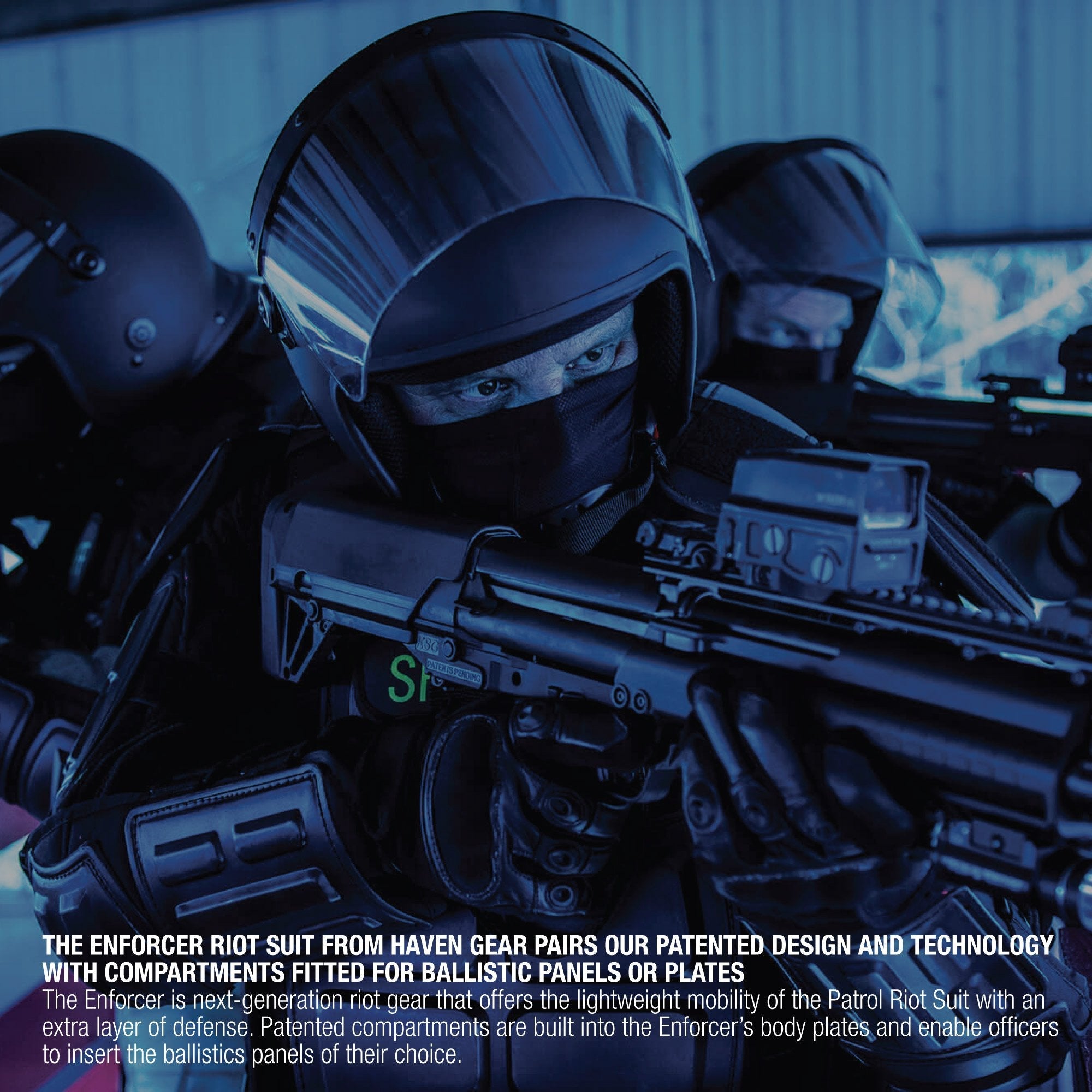 Haven Gear Enforcer Riot Suit Black-Tactical Source LLC