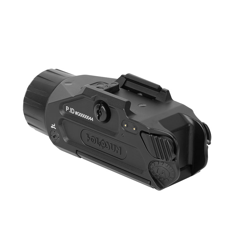 Holosun Pistol Compact Mounted White Light 1000 Lumen with Green Laser P.ID Plus-Tactical Source LLC