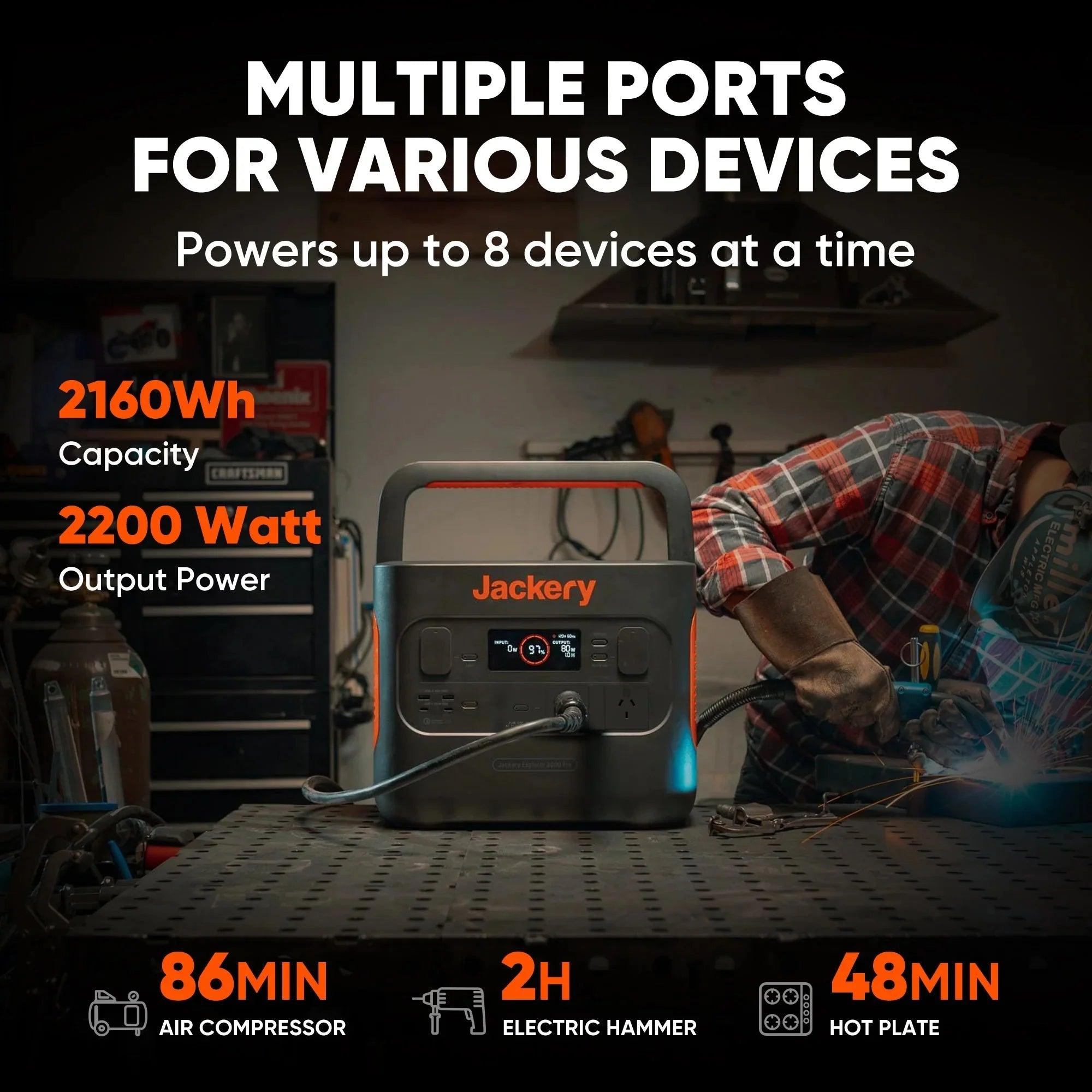 Jackery Explorer 2000Wh Pro Portable Power Station-Tactical Source LLC