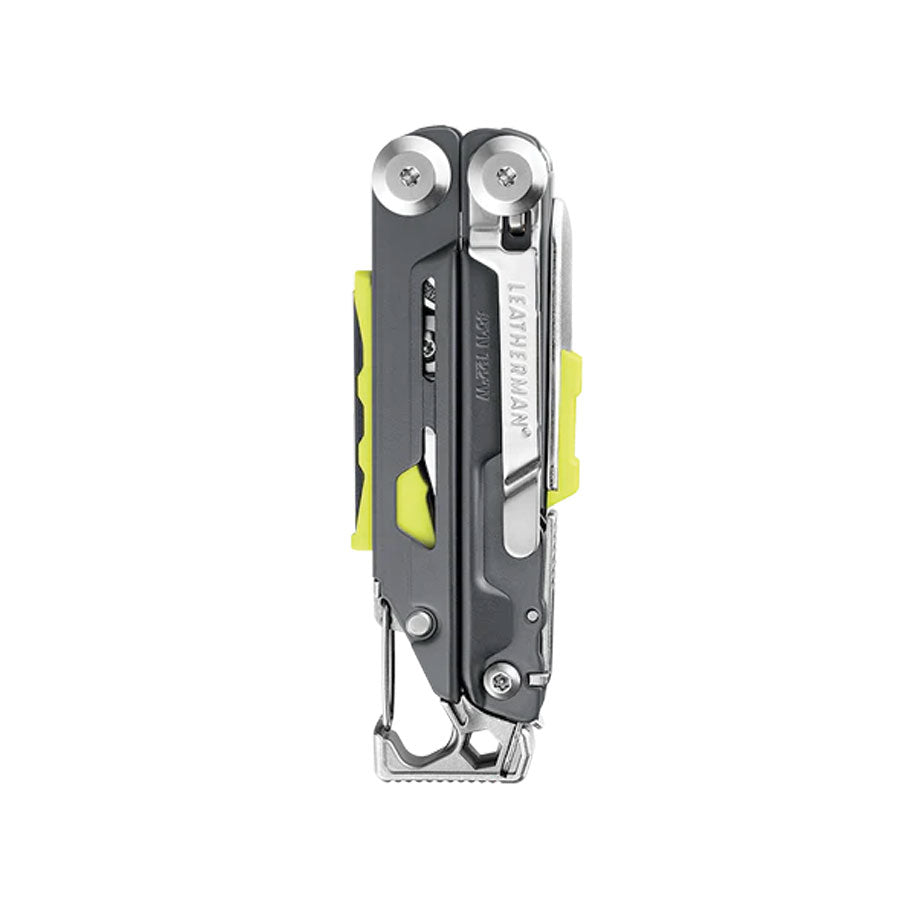 Leatherman Signal Grey with Button Sheath Box-Tactical Source LLC