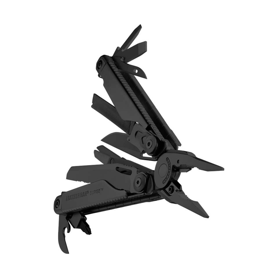 Leatherman Surge Black with Molle Sheath-Tactical Source LLC