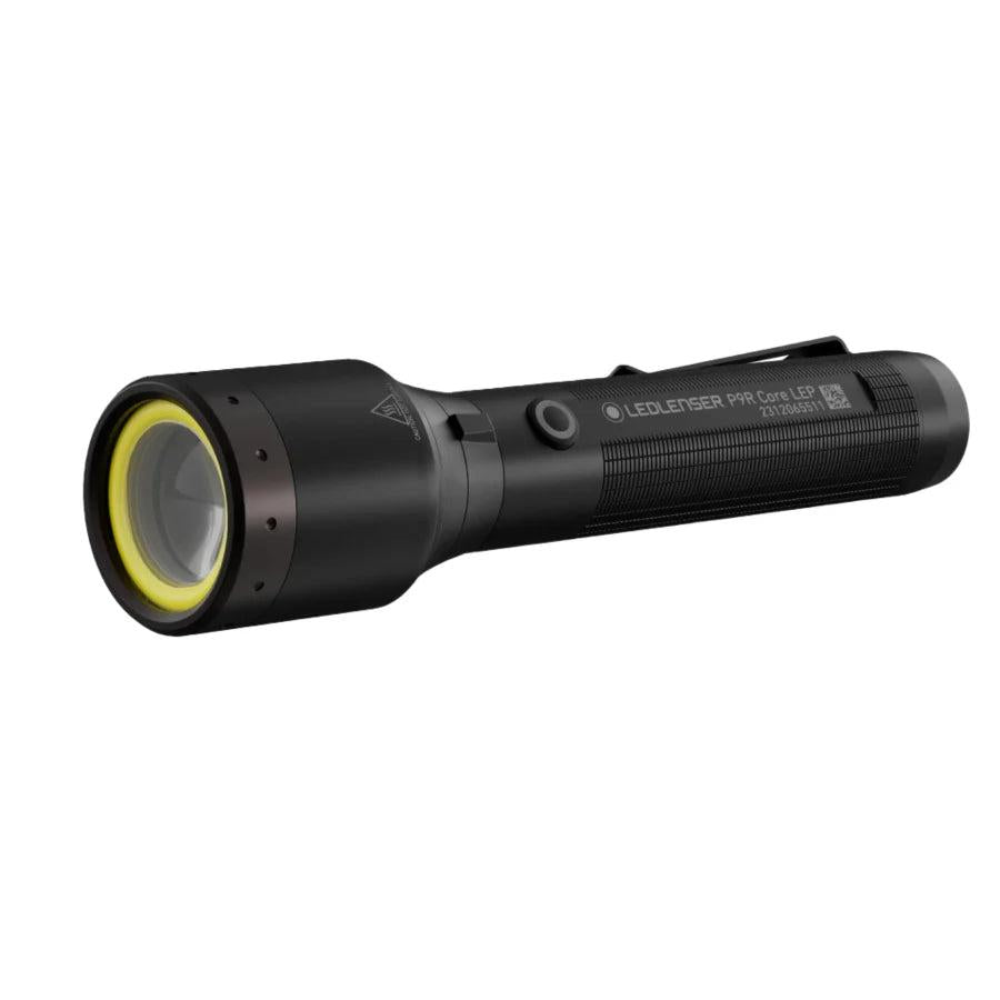 Ledlenser P9R Core LEP Laser 1300m Spot Distance 1000lm Flood White/Red LED Rechargeable IP68 Torch-Tactical Source LLC