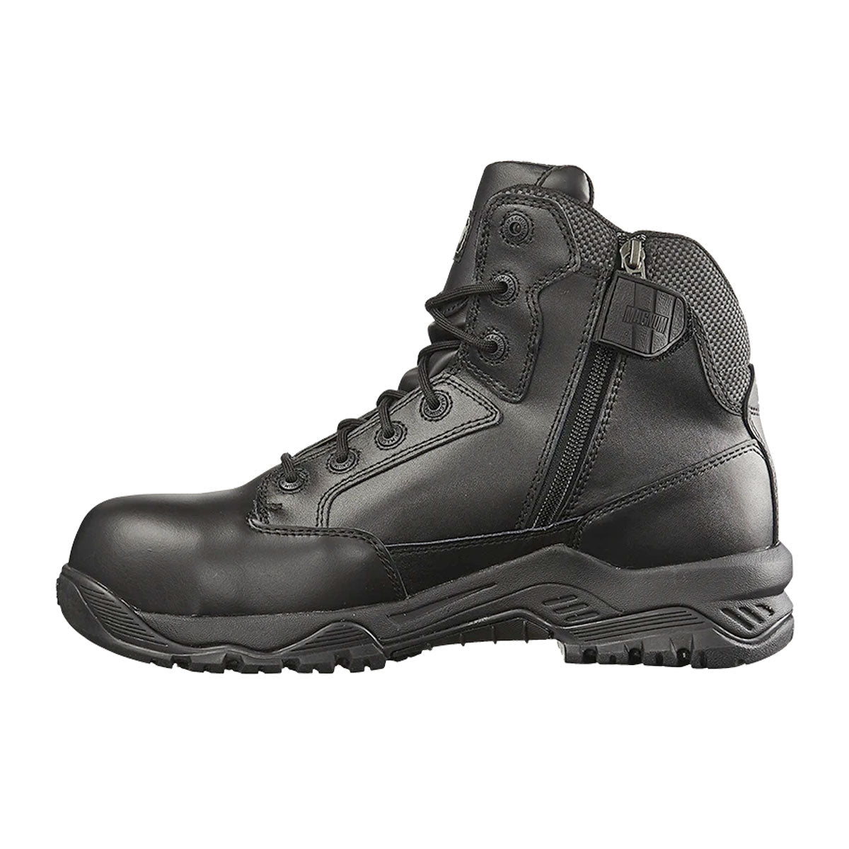 Magnum Strike Force 6.0 Leather Side-Zip Composite Toe Women's Boot Black-Tactical Source LLC