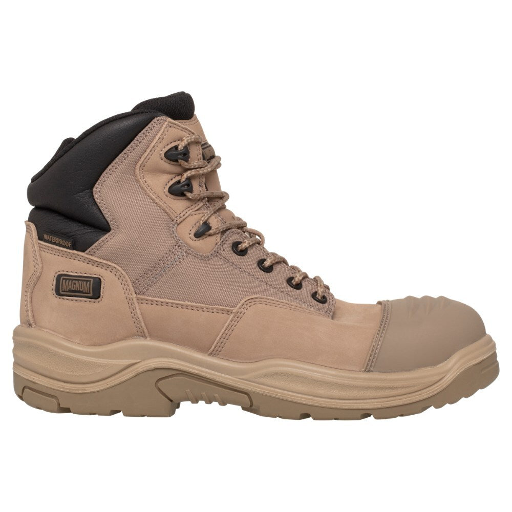 Magnum Trademaster Lite Composite Toe Side Zip Waterproof Boot Stone-Tactical Source LLC