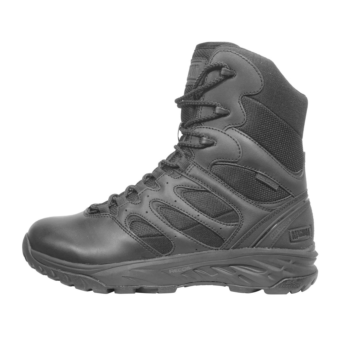 Magnum Wild Fire Tactical 2.0 8" Side-Zip Waterproof Boots Black-Tactical Source LLC