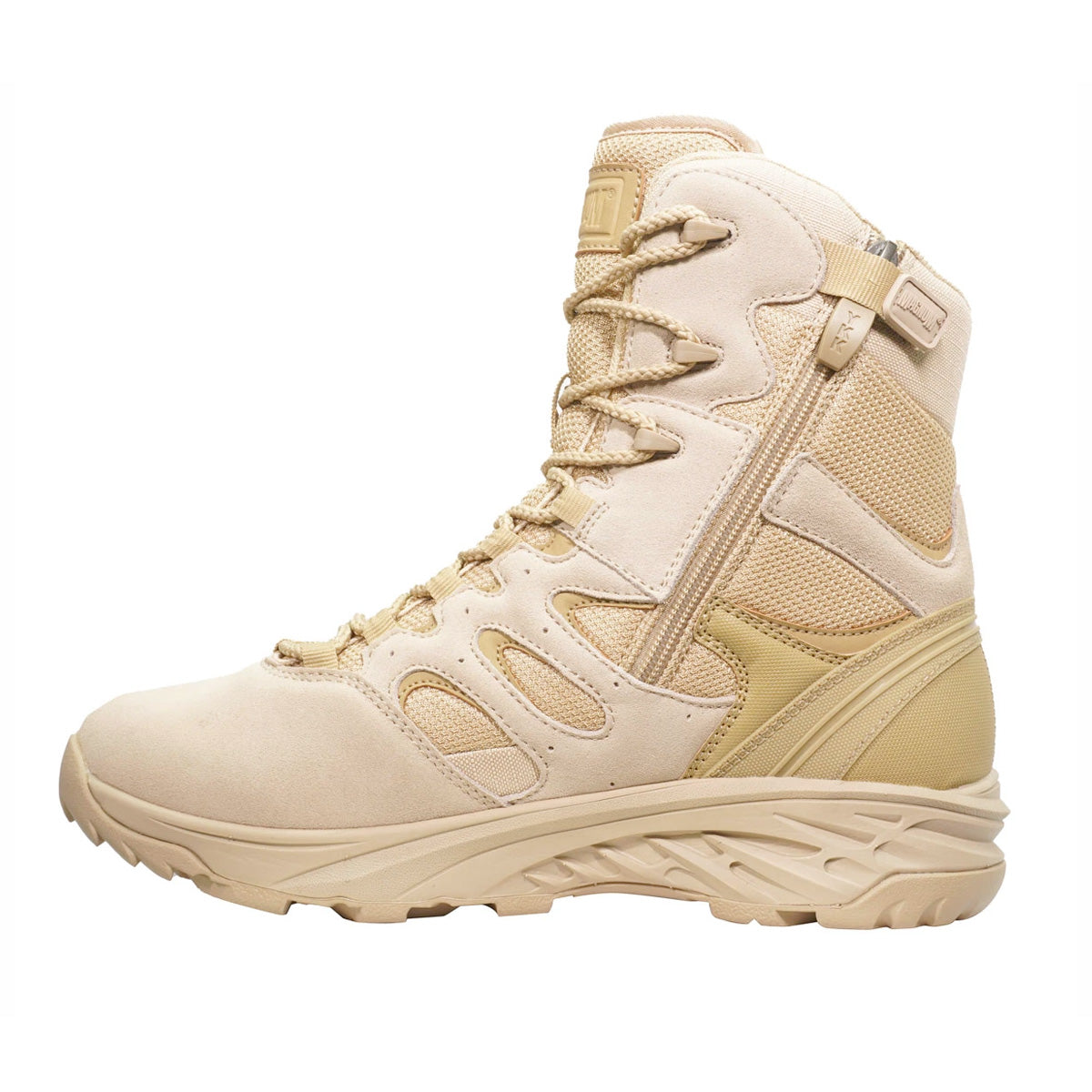 Magnum Wild Fire Tactical 8.0 Side-Zip Waterproof Boots Desert Tan-Tactical Source LLC