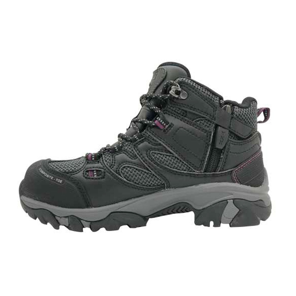 Magnum XT Boron Mid CT SZ WP Womens Boots Black Purple-Tactical Source LLC