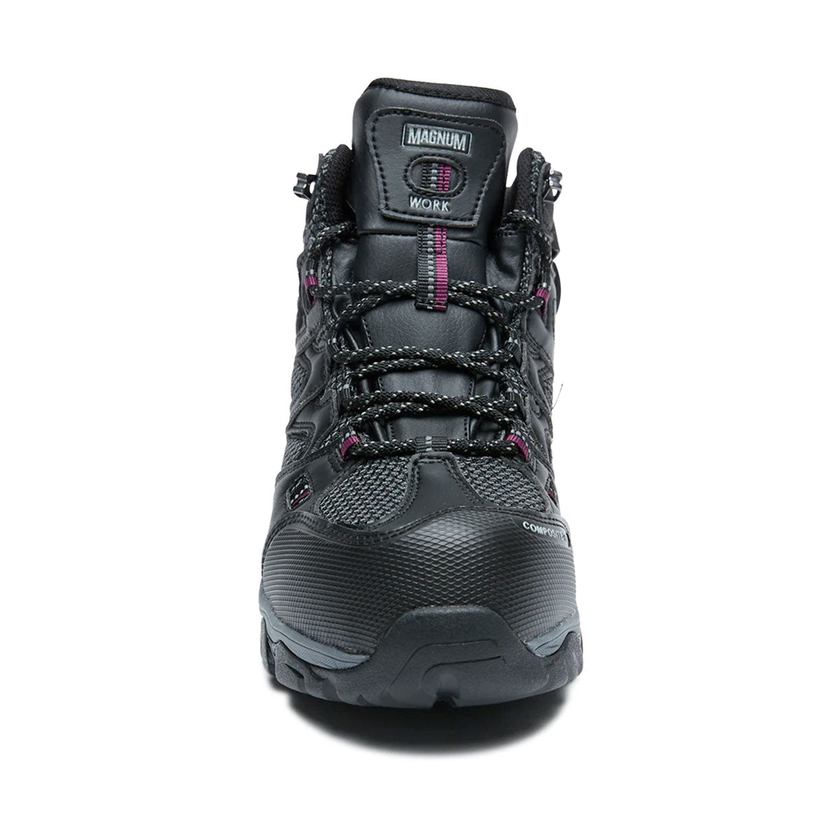 Magnum XT Boron Mid CT SZ WP Womens Boots Black Purple-Tactical Source LLC