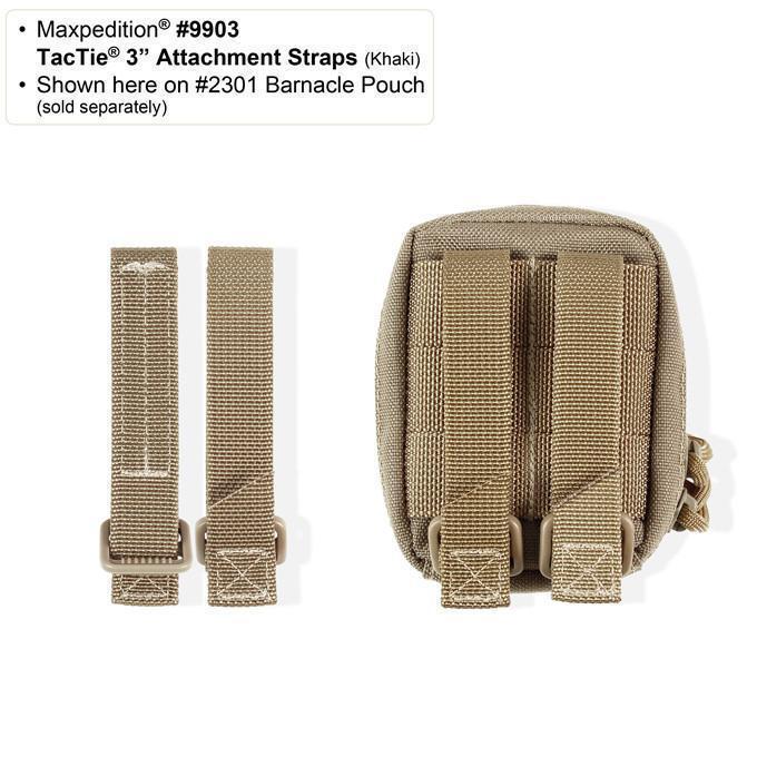 Maxpedition 3" TacTie Attachment Strap (Pack of 4)-Tactical Source LLC