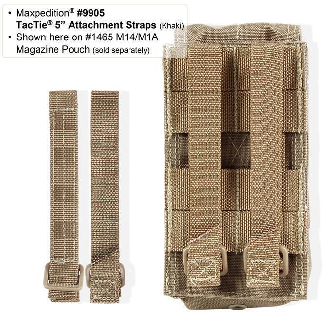Maxpedition 5" TacTie Attachment Strap (Pack of 4)-Tactical Source LLC