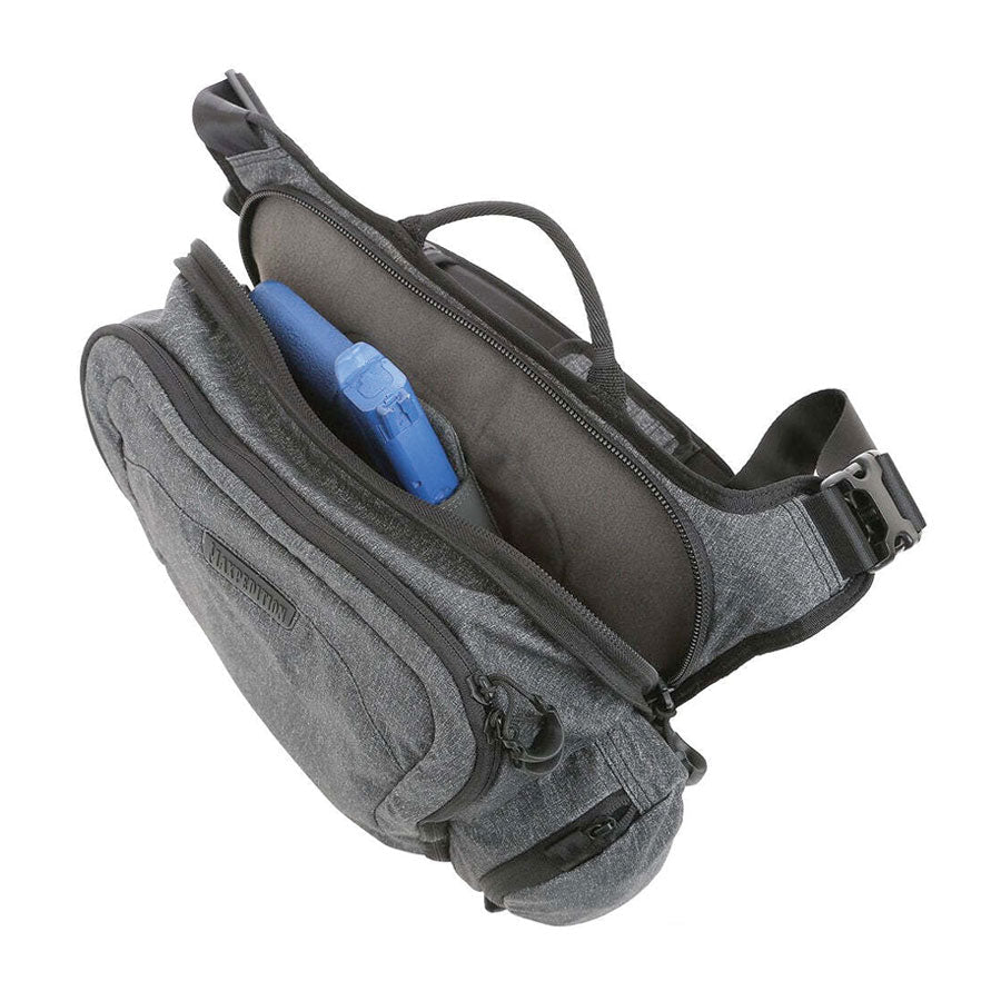 Maxpedition Entity Crossbody Bag Large 14L Charcoal-Tactical Source LLC