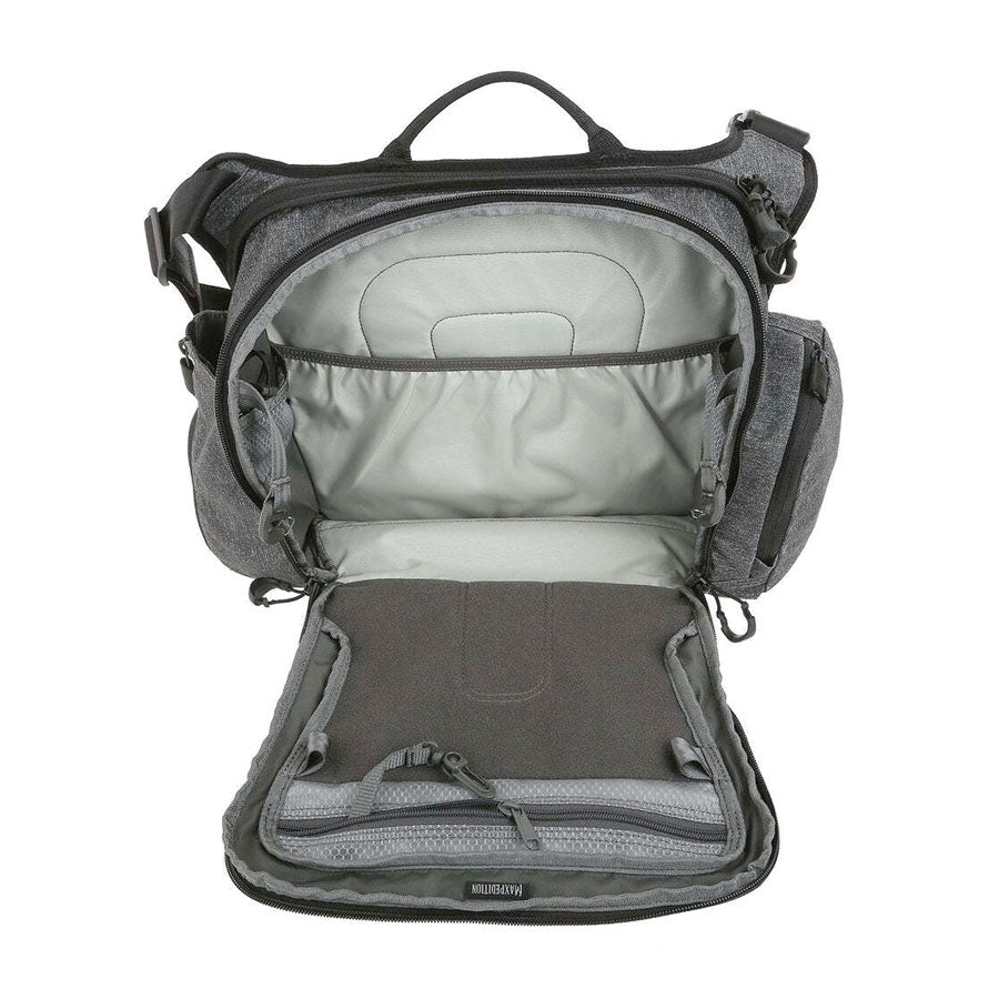 Maxpedition Entity Crossbody Bag Large 14L Charcoal-Tactical Source LLC
