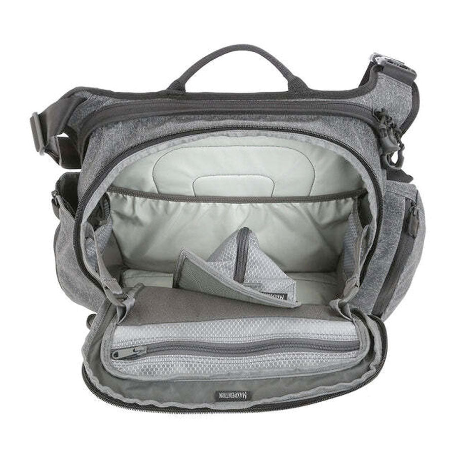 Maxpedition Entity Crossbody Bag Large 14L Charcoal-Tactical Source LLC