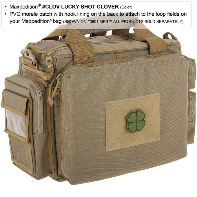 Maxpedition Lucky Shot Clover Morale Patch-Tactical Source LLC