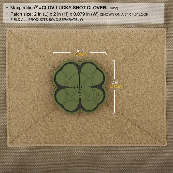 Maxpedition Lucky Shot Clover Morale Patch-Tactical Source LLC