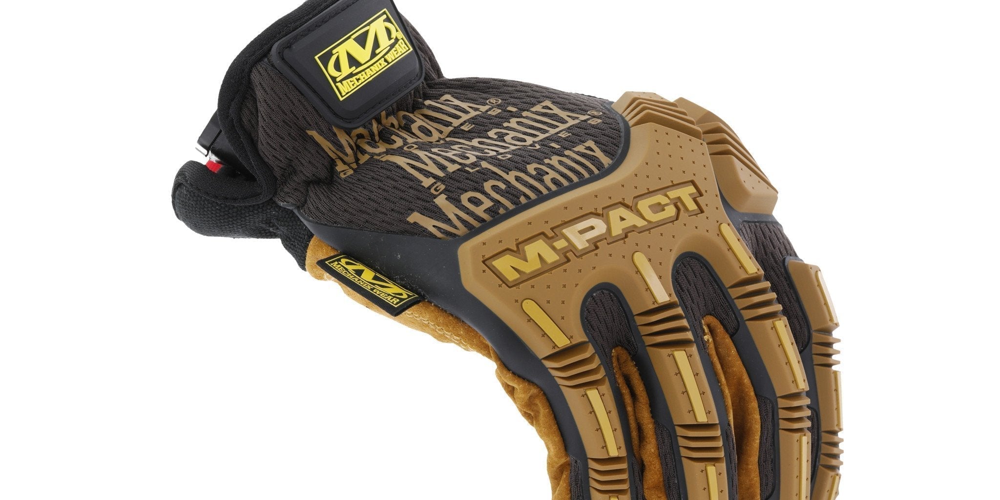 Mechanix Wear Durahide M-Pact Open Cuff Leather Glove-Tactical Source LLC