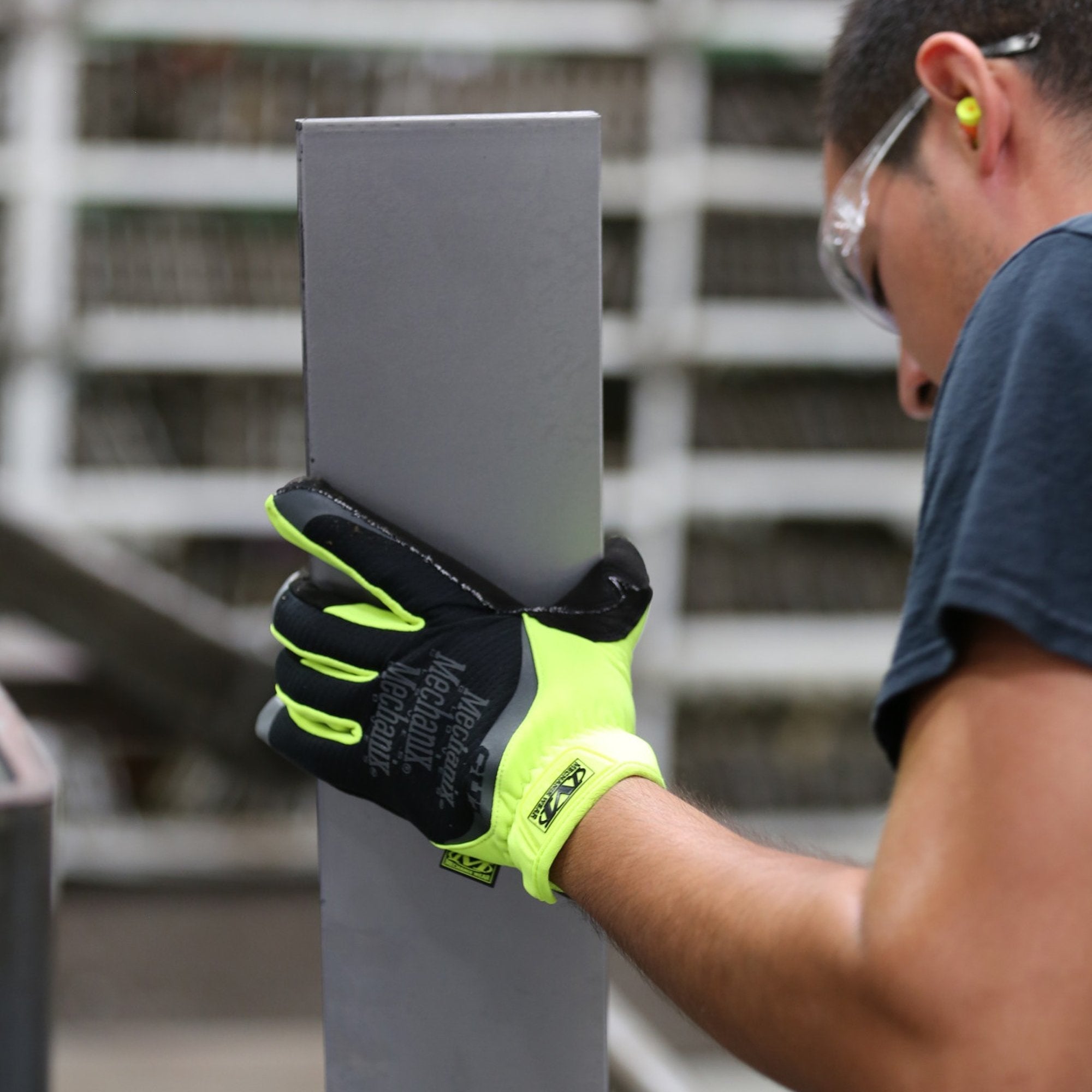 Mechanix Wear FastFit E5 Cut-Resistant Gloves Hi-Viz Yellow-Tactical Source LLC