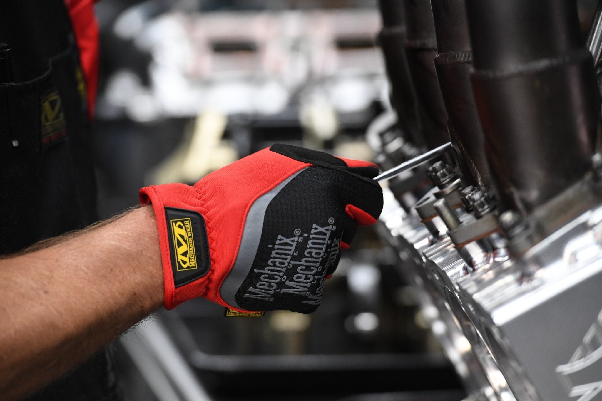 Mechanix Wear FastFit Work Glove Red-Tactical Source LLC