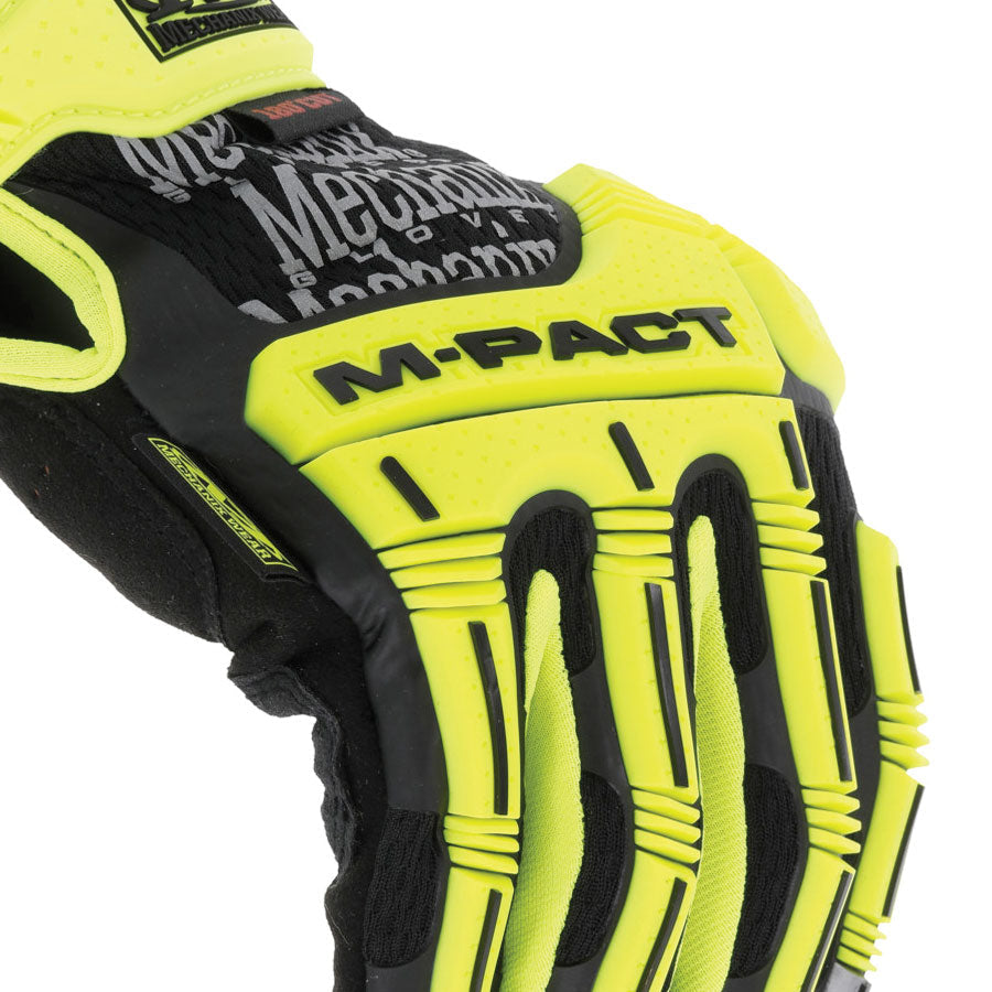 Mechanix Wear Hi-Viz M-Pact D5 - High-Visibility Impact Gloves SMP-C91-Tactical Source LLC