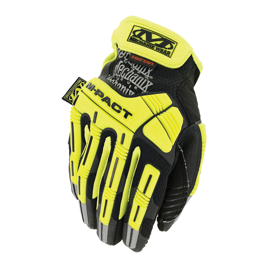 Mechanix Wear Hi-Viz M-Pact D5 - High-Visibility Impact Gloves SMP-C91-Tactical Source LLC