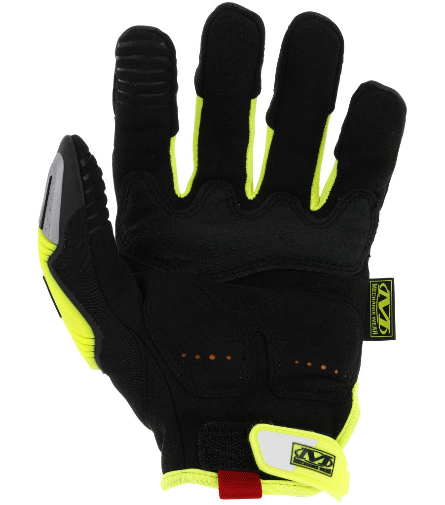 Mechanix Wear M-Pact Hi-Viz E5 Glove Fluorescent Yellow-Tactical Source LLC