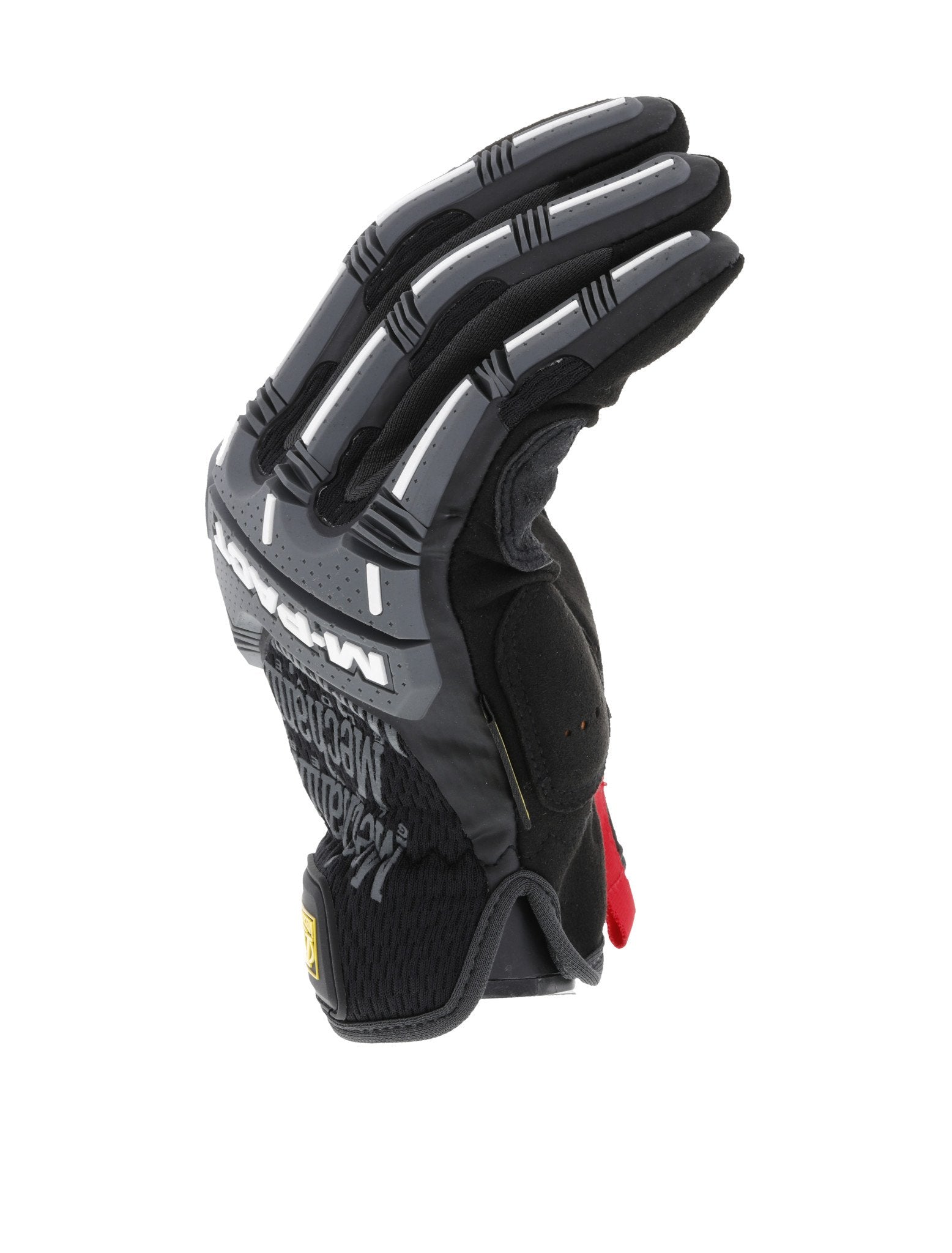 Mechanix Wear M-Pact Open Cuff Impact Resistant Glove Black Grey-Tactical Source LLC