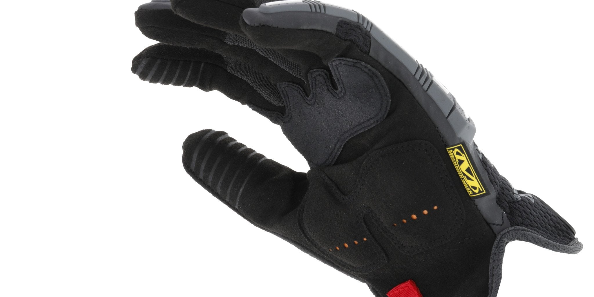 Mechanix Wear M-Pact Open Cuff Impact Resistant Glove Black Grey-Tactical Source LLC