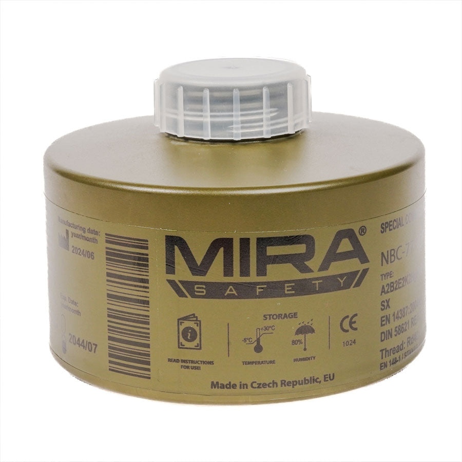 Mira Safety CBRN Gas Mask Filter NBC77 SOF 40mm Thread Canister-Tactical Source LLC