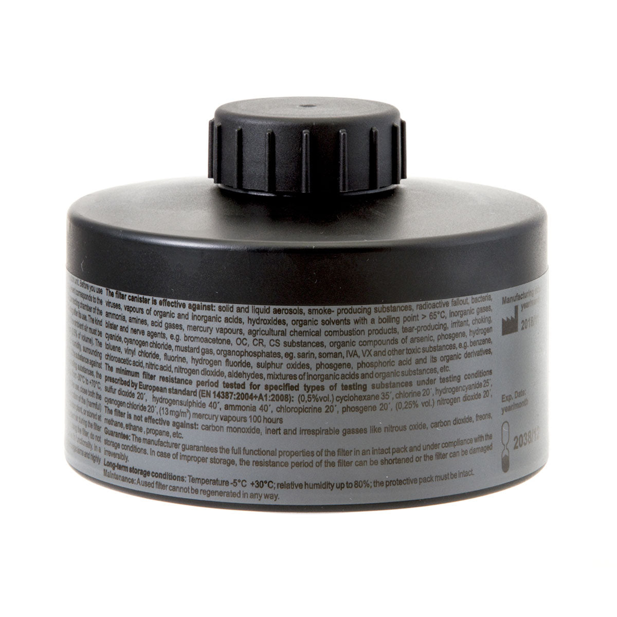 Mira Safety CBRN Gas Mask Filter NBC77 SOF 40mm Thread Canister-Tactical Source LLC