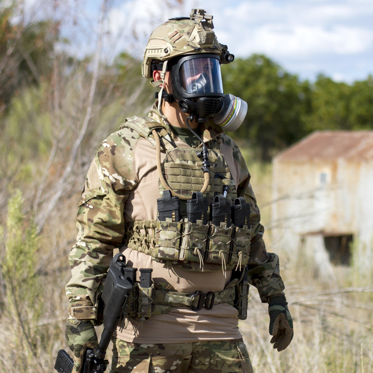 MIRA Safety CM-6M Tactical Gas Mask Full-Face Respirator for CBRN Defense-Tactical Source LLC