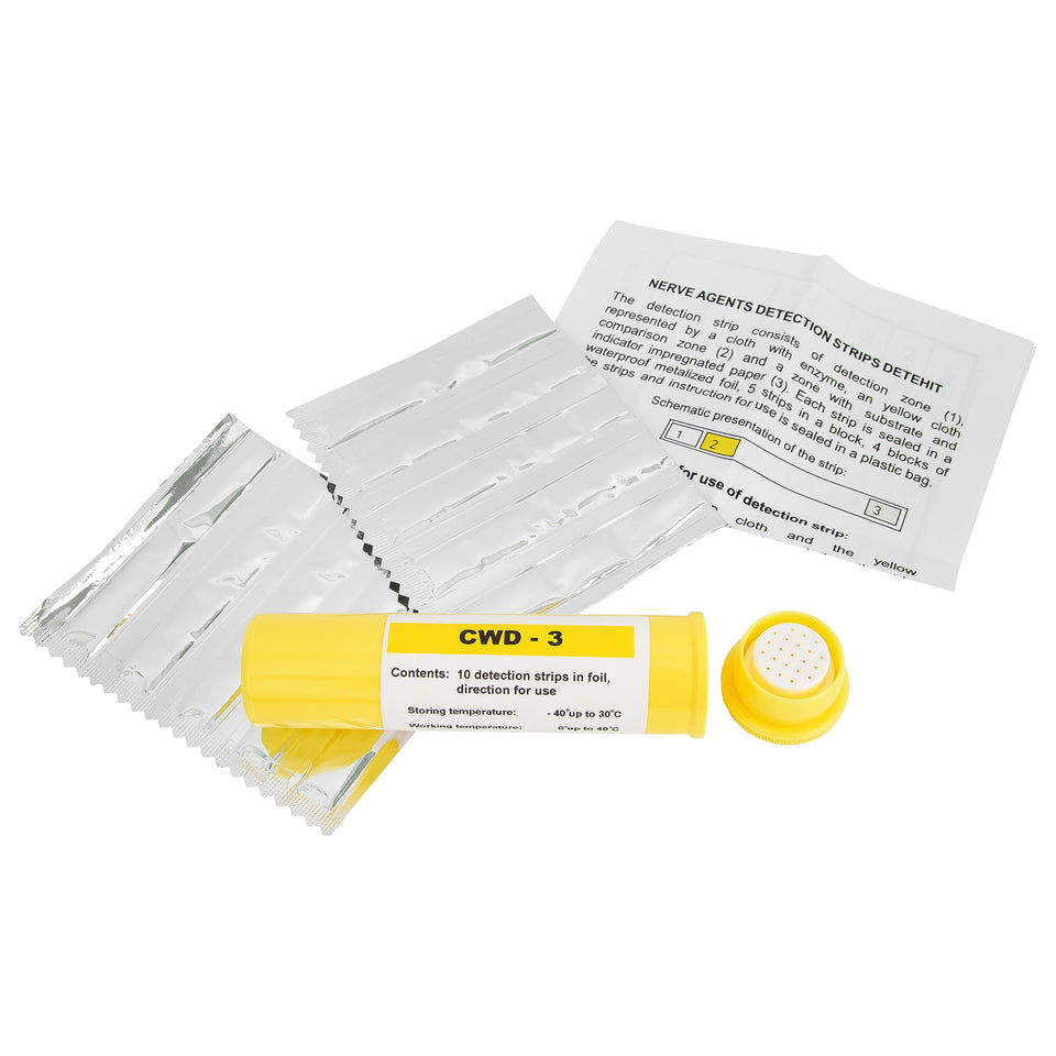 MIRA Safety DETEHIT CWD-3 CBRN Detection Strips-Tactical Source LLC