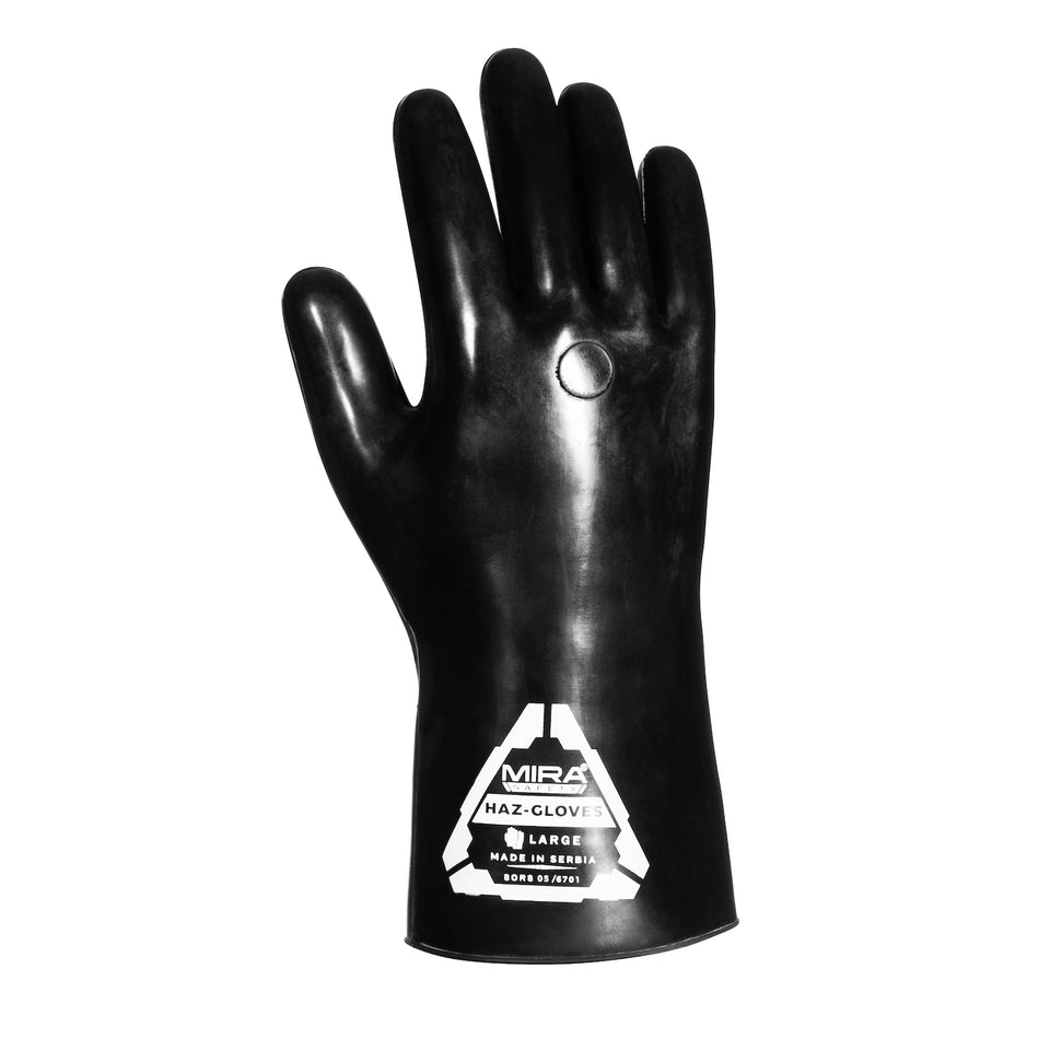 MIRA Safety HAZ-GLOVES Butyl Gloves for CBRN Protection Set of 4-Tactical Source LLC