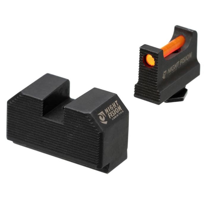 Night Fision Optic Height Fiber Optic Sight Set for Glock 17/19/45/48 w/ RMR/507C/SRO/ACRO-Tactical Source LLC