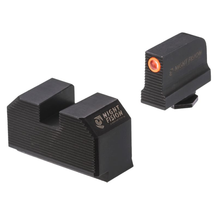 Night Fision Optics Ready Stealth Lower 1/3rd Night Sight Set for Glock 17/19/34 w/ RMR/507C/SRO/ACRO-Tactical Source LLC
