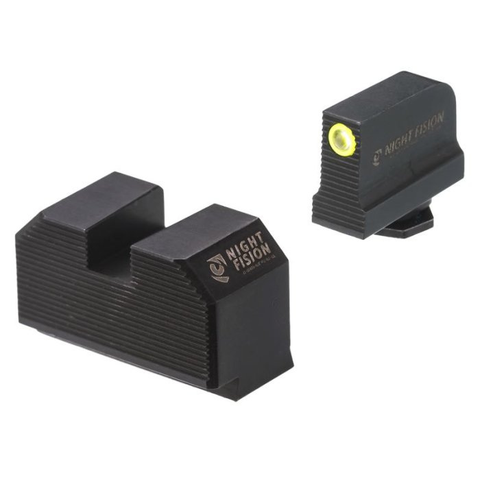 Night Fision Optics Ready Stealth Lower 1/3rd Night Sight Set for Glock 17/19/34 w/ RMR/507C/SRO/ACRO-Tactical Source LLC