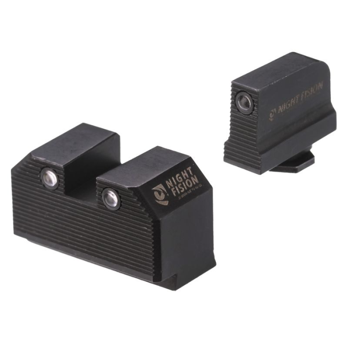 Night Fision Optics Ready Stealth Lower 1/3rd Night Sight Set for Glock 17/19/34 w/ RMR/507C/SRO/ACRO-Tactical Source LLC
