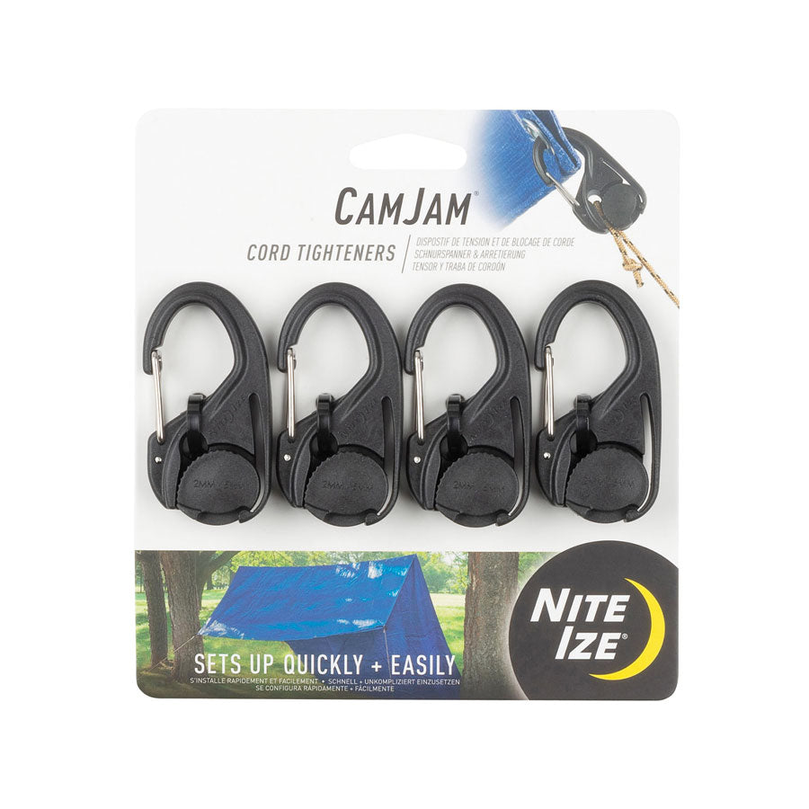 Nite Ize CamJam Cord Tightener 4 Pack-Tactical Source LLC