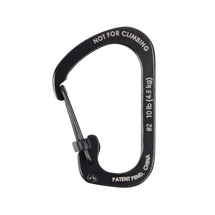 Nite Ize SlideLock Carabiner Stainless Steel #2-Tactical Source LLC