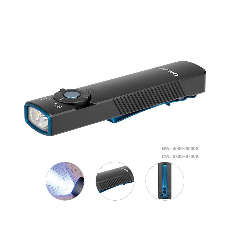Olight Arkfeld UV 1000 Lumens with Dual Light Source EDC-White Light & UV Light-Tactical Source LLC